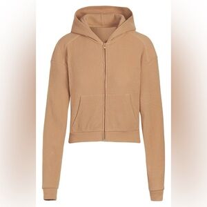 NWT Skims Micro Waffle Knit Hoodie Size L